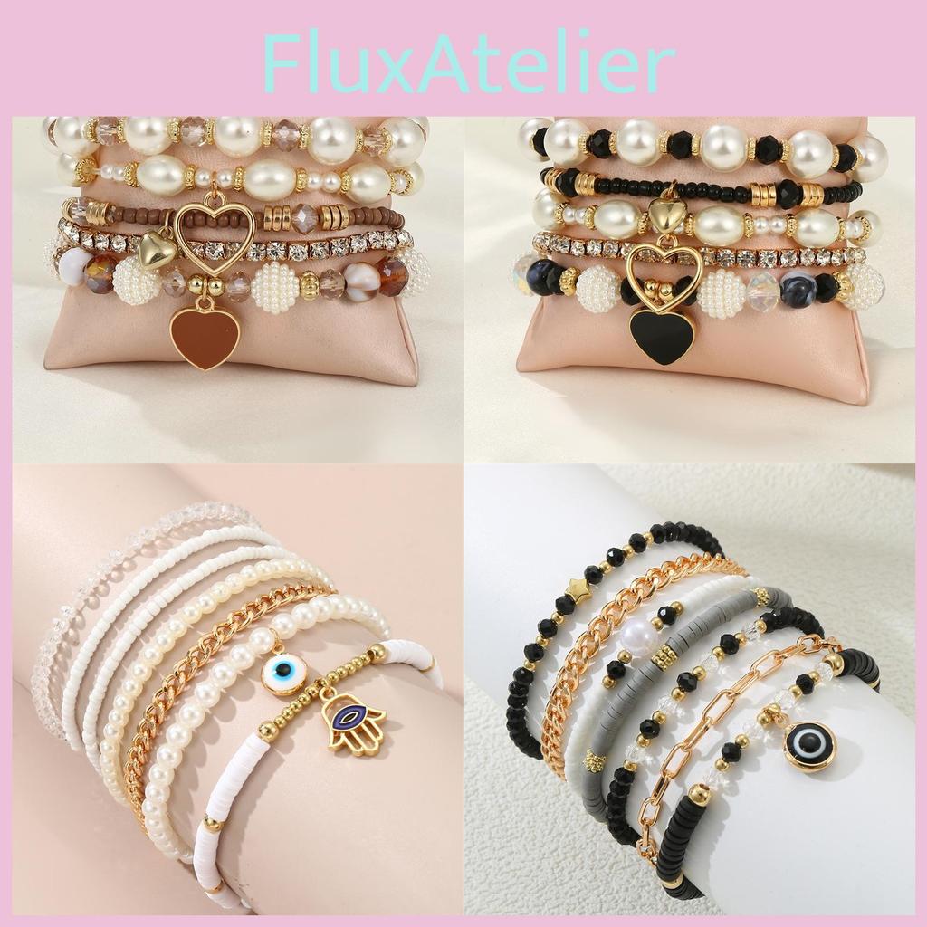 Ensemble de Bijoux en Perles Femmes Fait Main Style Géométrique Cadeau Parfait Célébrations Pour