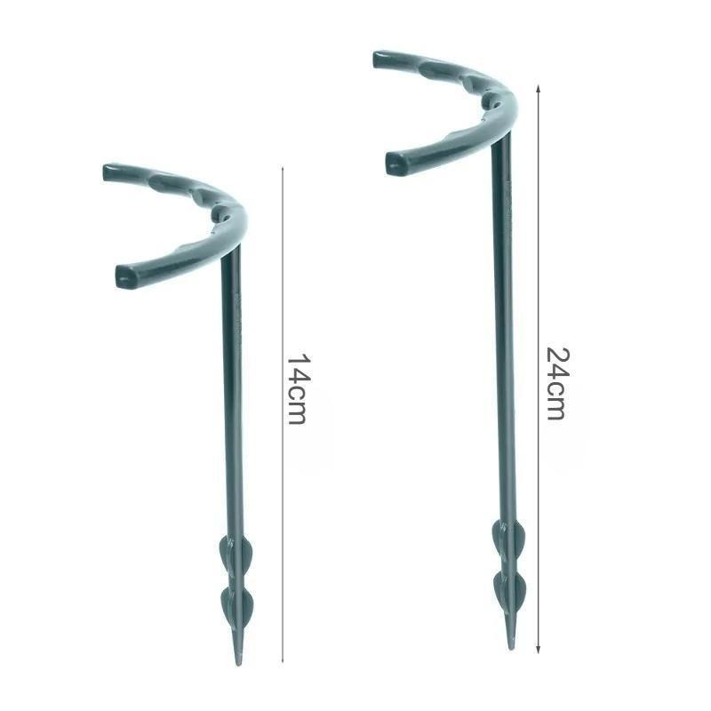 4-12Pcs Plastic Support Pile Stand Plant Support Pile for Flowers Greenhouses Arrangement Fixing Rod Holder Gardening Tools