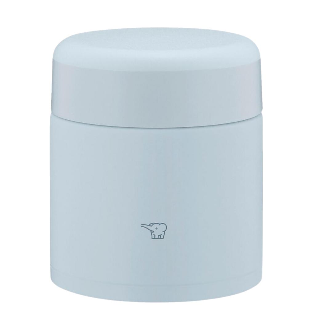 ZOJIRUSHI MahobinThermal Soup Jar Lunch Jar Seamless 300ml Ice Gray Lid and Gasket Are Integrated Only 3 Items To Wash SW-KA30-HL