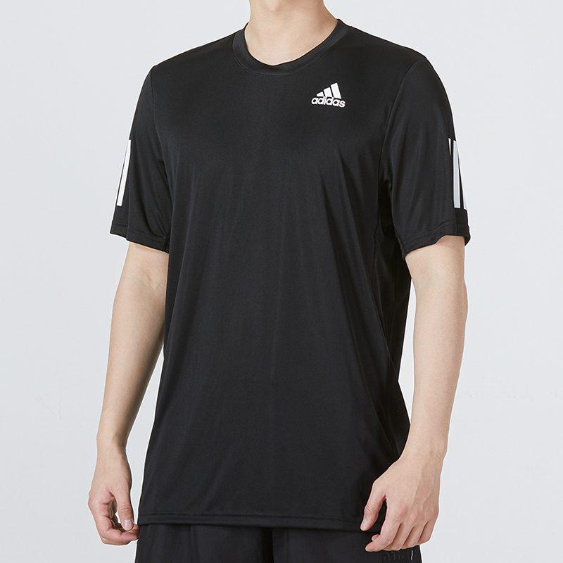 Adidas AEROREADY T Shirts Men's Black Crew Neck Moderate Straight Fit HP1998