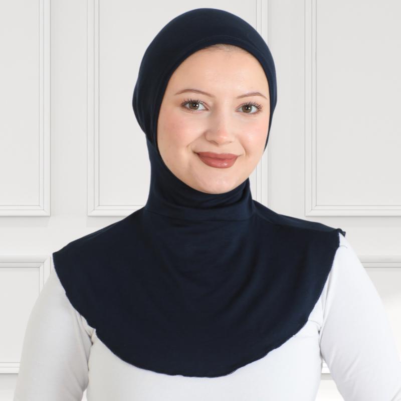 Sport Hijab For Women, Muslim Head Scarf, Flexible Turban Girls, Chic Islamic Wear For Gym, Neck Collar Bonnet Viscose
