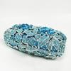 Luxury Sky Blue Rhinestone Evening Bag Gala Diamond Dazzling Crystal Wedding Clutch Bridal Purse WHTUOHENG Party Handbag