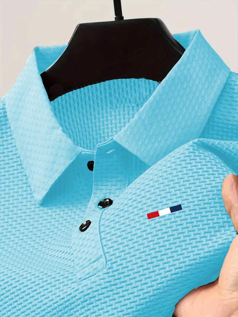 Polo Shirt for Men - Men's Polo Shirt Quick Dry Performance, Short Sleeve Mens Golf Shirts Work Tops