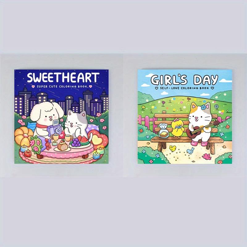 Premium Coloring Book with Vibrant Colors To Relieve Stress, Anxiety, and Make The Perfect Gift for Valentine's Day, Christmas