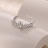 Dainty Bear Celestial Planet Stainless Steel Rings for Women Zirconia Gold Color Ring Wedding Vacation Zircon Accessories Gift