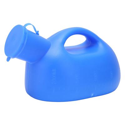 Urinal 2000ML Stor Kapacitet Håndtagsdesign Slidstærkt Plastmateriale Mandligt Urinal