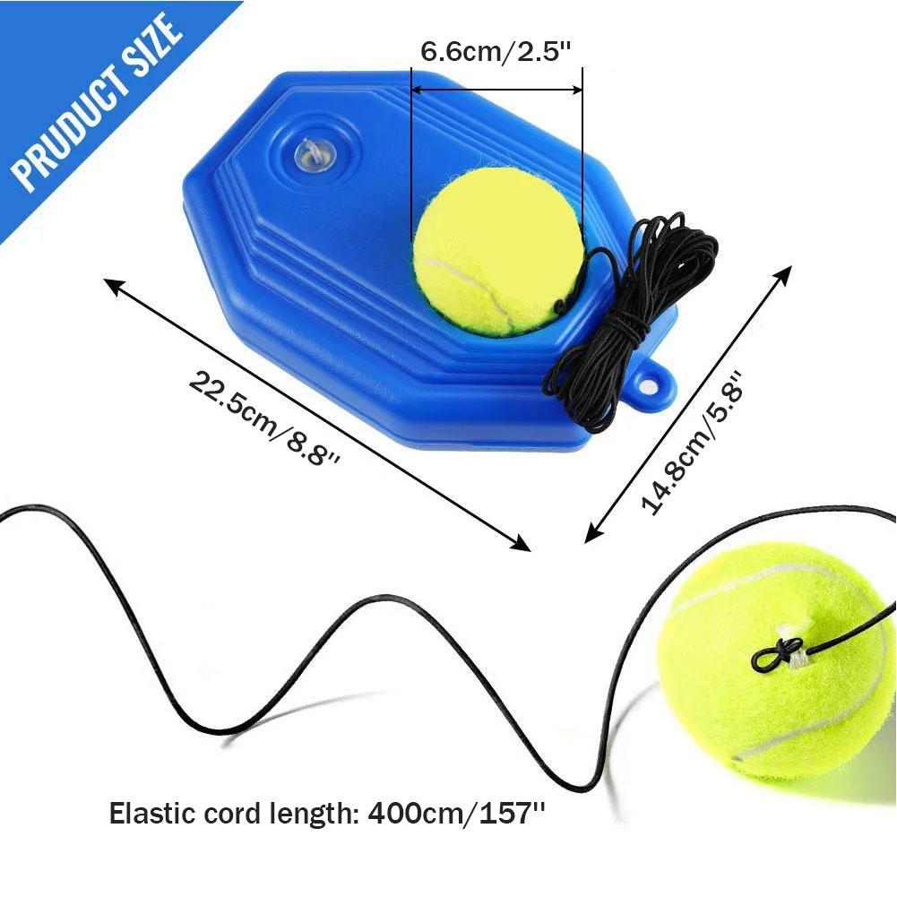 Tennis Trainer Solo Practice Tool With String Rebound Ball Portable Tennis Training Baseboard For Beginners Kids Adults Exercise