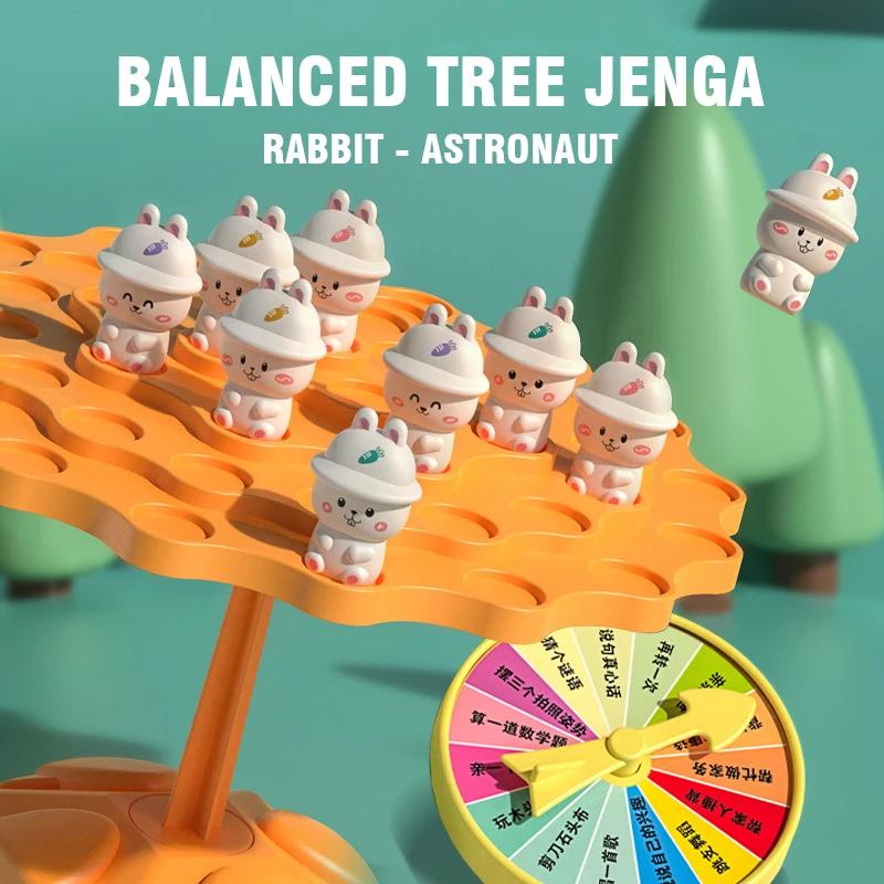 Spaceman Balance Baum Spielzeug Kinder Pädagogisches Montessori Mathematik Spielzeug Balancing Board Eltern-Kind Interaktion Tisch Spiele