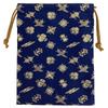 Goshuincho Drawstring Japanese 01 2025 Jinya (temple Stamp) Bag, Pouch, Bag, Pattern, Cute, Stylish, Popular, Handmade, Navy, 20.5cm Long, 16.5cm