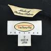Talbots Two-Piece Suit Women's M Black Made in Japan Skirt Jacket Set(USED)