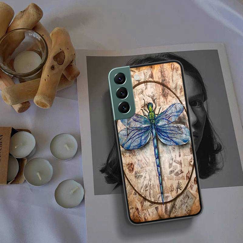 Dragonfly Phone Case For Galaxy A55 A35 A25 A15 A03S A04S A05S Samsung A20E A30 A40 A50 A70 A71 A51 A41 A31 A10S A21S Cover Capa