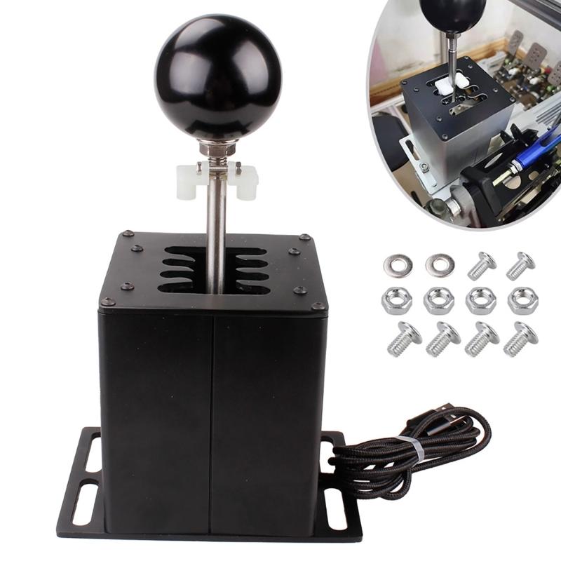 Upgraded Racing Game Gear Shifter 6+R/7+R Simulation Game H Gear Shifter Metal Alloy Lightweight Used for G27 G29 T300