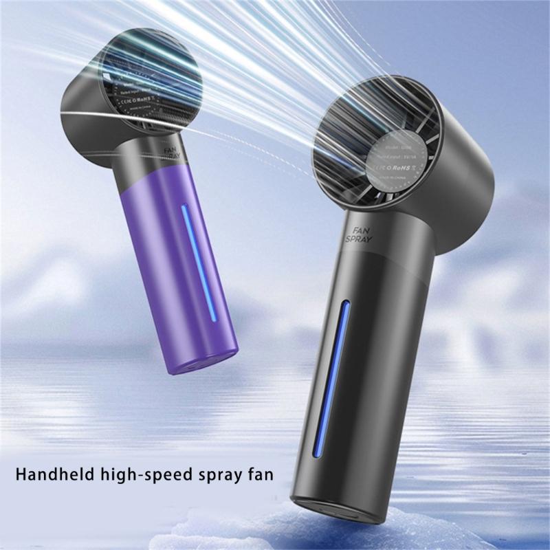 Handheld Cooling Fan Portable USB Charging Electric Hand Fan With 1200mAh Battery for Home Or Outdoor Activity