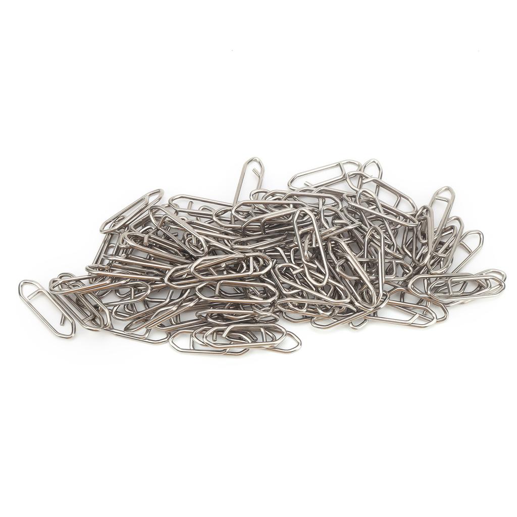 100Pcs Angeln Power Clips Link Edelstahl Schnelle Ändern Geschwindigkeit Clips Stecker L