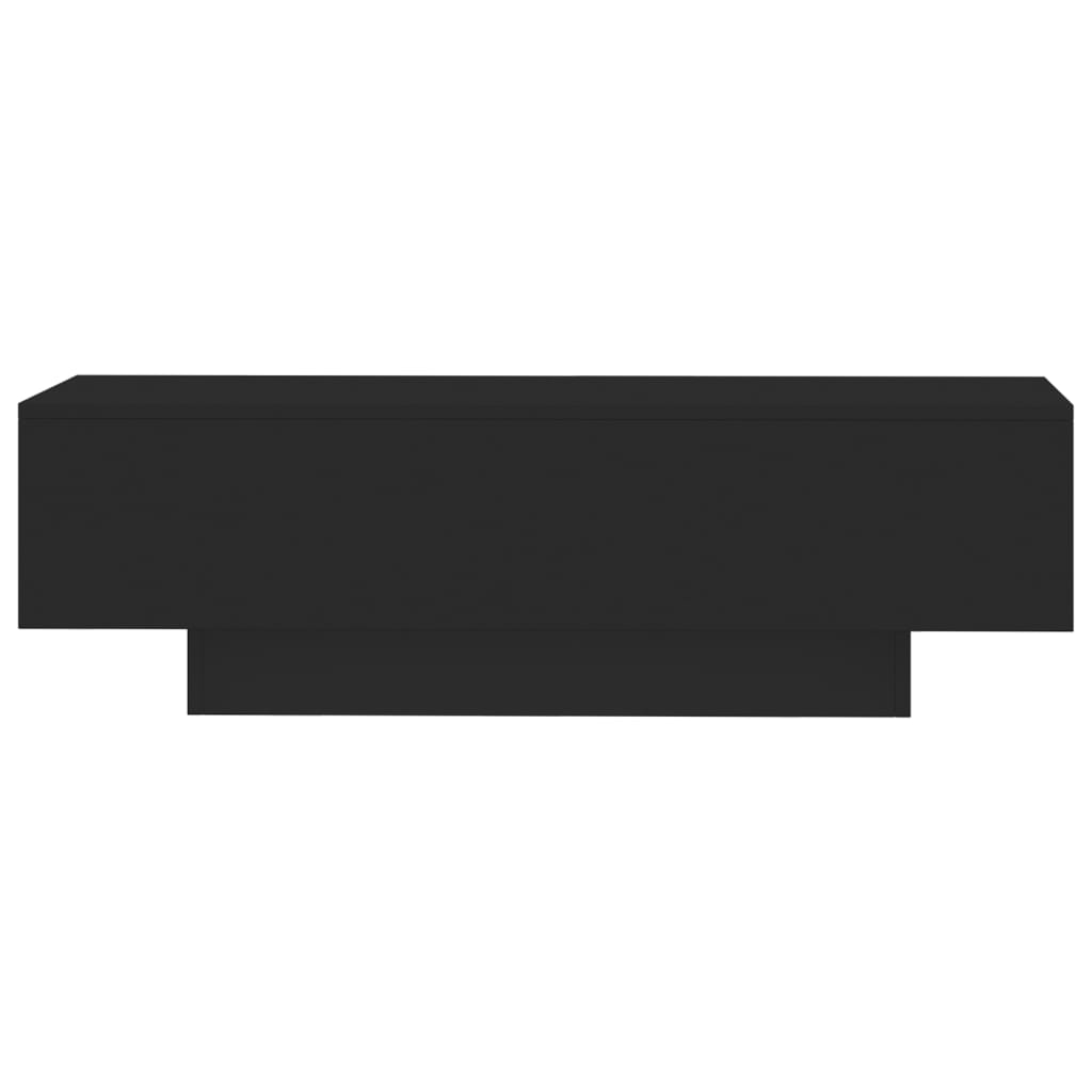 Coffee Table, Black, 100x49.5x31 Cm, Wood-based Material