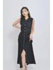 2025 Summer French Chic Sleeveless Knitted Midi Dress