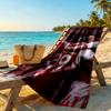 Arsenal Customize Your Name Beach Towel Super Soft & Absorbent Suitable for Sports Travel Swimming Yoga Bathroom Beach And Pool