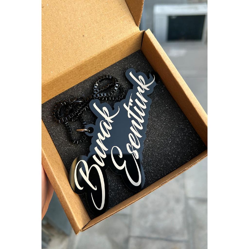 Hand Written Personalized Plexiglass Mirror Ornament