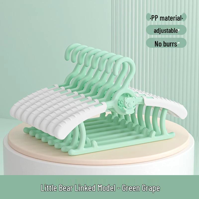 Детские многофункциональные вешалки Retractable/Non-slip - 10 pieces