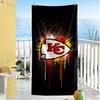 Kc Beach Towel High Absorbency & Quick-Dry Comfortable Lightweight Suitable for Swimming, Gym, Camping, Yoga Vacation