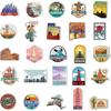 Pack of 50 (Travel) Waterproof Vinyl Travel Stickers, Suitcases Stickers for Luggage Skateboard Guitar Laptop