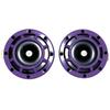 2Pcs Car Horn Multi-Color 12V Disc Electric Air Horn Kit Dual Tone Super Loud Alarm Singal Motorcycle Truck Accessory