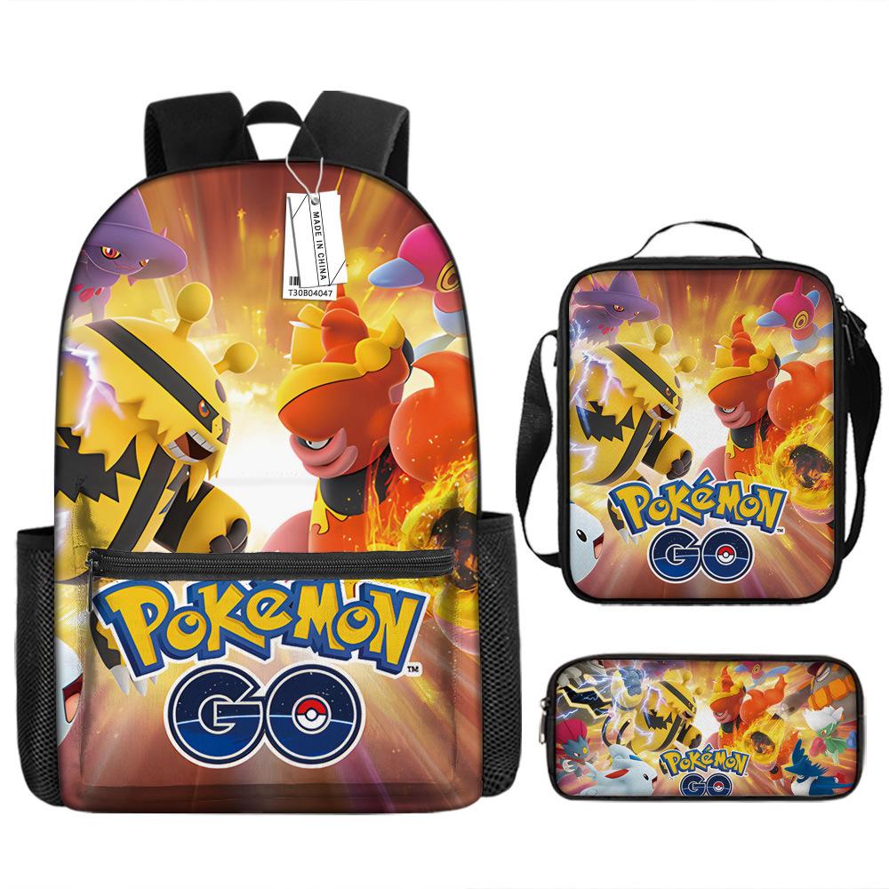 School Season Student Schoolbag Pokémon Pokémon Backpack Cartoon Satchel Pencil Case