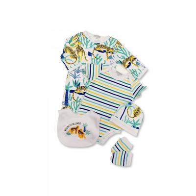 Conjunto de presente de bebê bem-vindo à selva (5 peças)