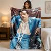 Coperta in Flanella con Stampa di Harry Styles Morbida Calda Coperta in Peluche per Letto Divano Divano Uso Domestico Interno