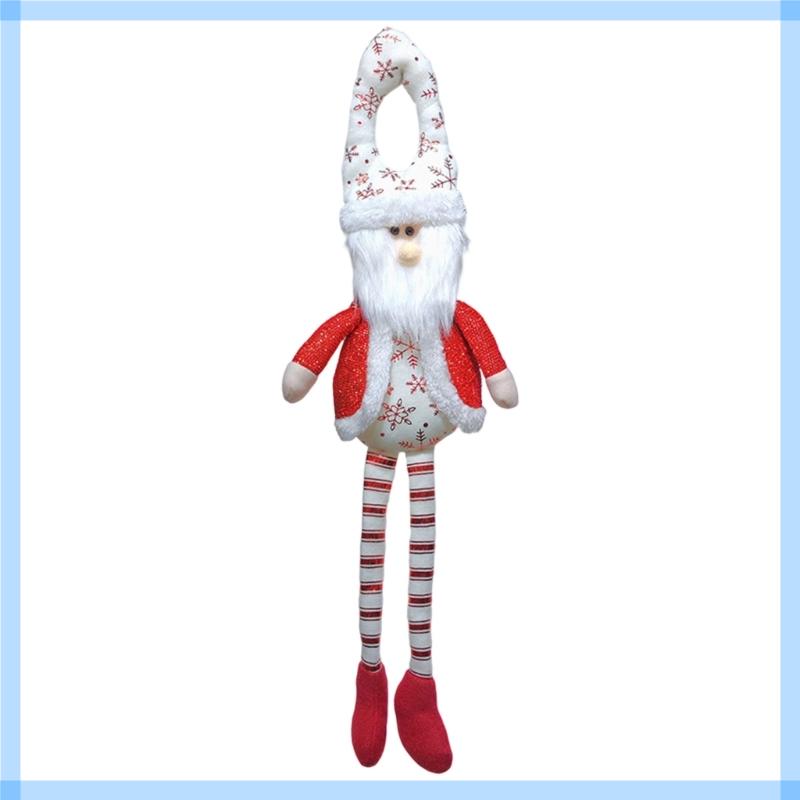 Christmas Door Hanging Ornament Long Leg Doll Hanging Decoration For Door Wall