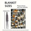 1pc Room Decoration Blanket, Pumpkin, Grid, Leaf Pattern Flannel Blanket jack-o'-lanterns Festive Halloween
