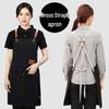 New Style Canvas Waist Apron with Logo for Catering and Kitchen Use