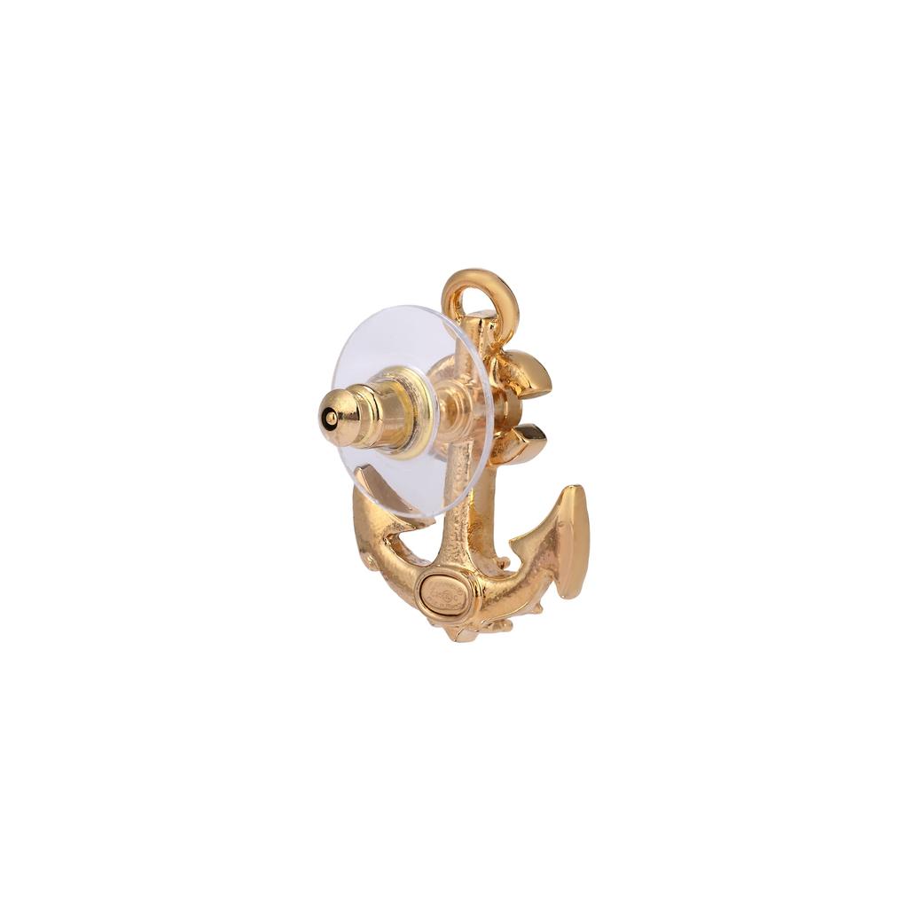 CHANEL Stud Earrings Women's Gold AB-25C-060