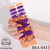 Adesivi per Unghie in Gel Impermeabili Francesi - Carini Cartoni Animati Nail Art Senza Cottura per Stili Europei e Americani
