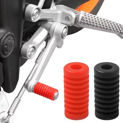 1/2 Stuks Universele Motorfiets Versnellingspook Schakelpook Voetsteun Pedaal Rubberen Hoes Moto Start Voetsteunen Pad Motorfiets Accessoires