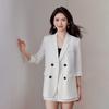 Women's Summer Half-Sleeve Blazer & Shorts Set