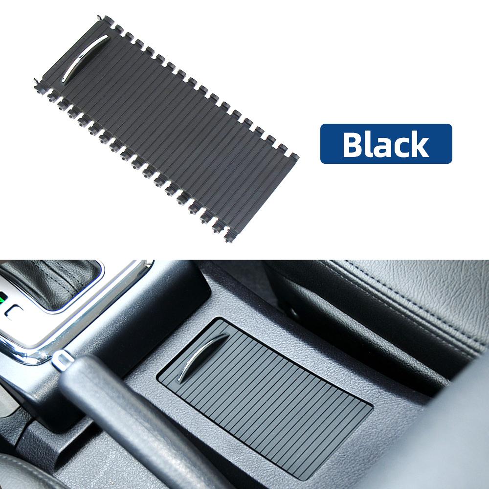 

Car Center Console Cup Holder Roller Blind Cover for Haval H3 H5 2010-2012 Shutter Trim Plate OE HFLLH3 чёрный