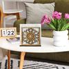 Yousheng Sunflower Decorative Napkin Holder with Stable Base Easy To Install Kitchen Countertop Free Standing Napkin Holder Tissue Rack