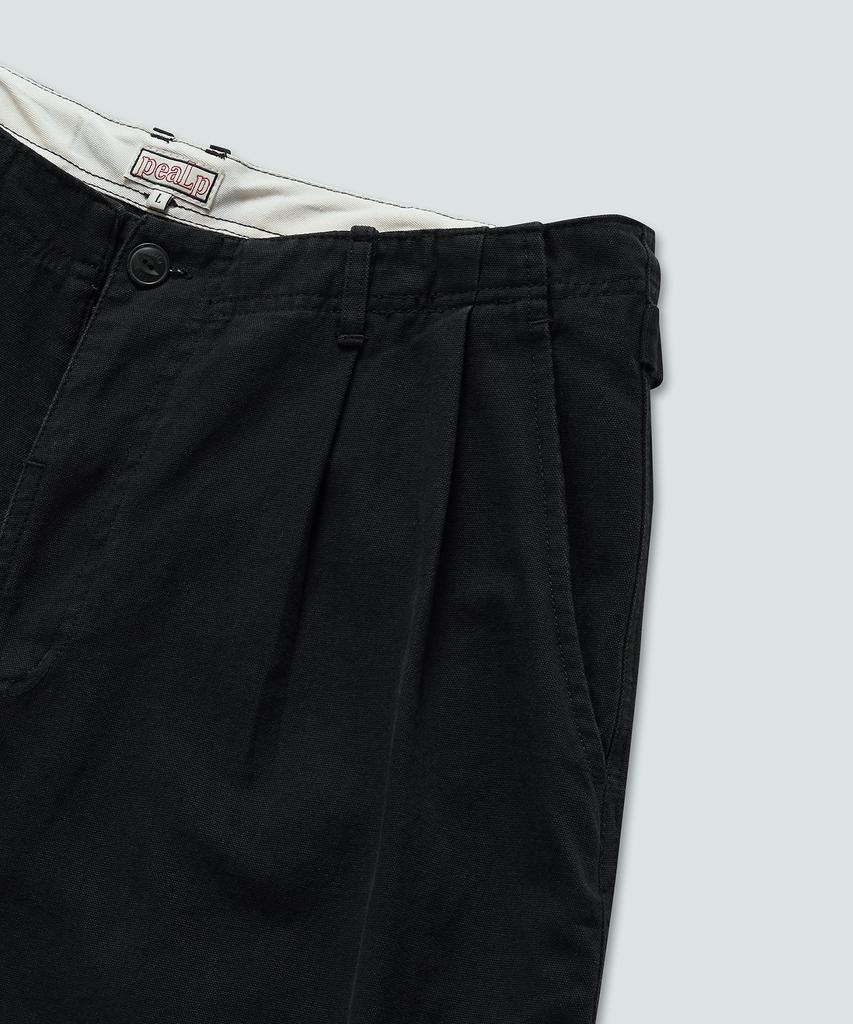 Pilpeu Oxford Washed Shorts (Black)