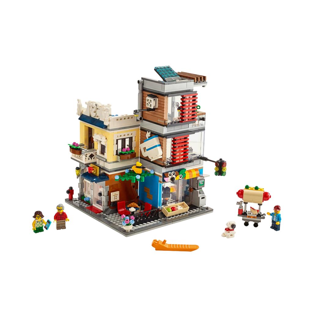 Lego Townhouse Pet Shop & Cafe