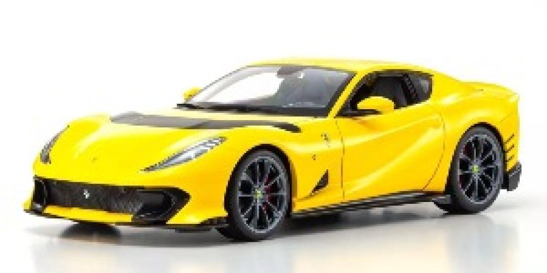 

Burago Масштабная модель Ferrari 812 Competizione 1/18 (желтый) 18-16019Y