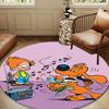 Kiss Boule Adventure Round mat, Anti-slip Circle Carpet Chair rug For livingroom,Bedroom, doormat home decor Gift Christmas Gifts