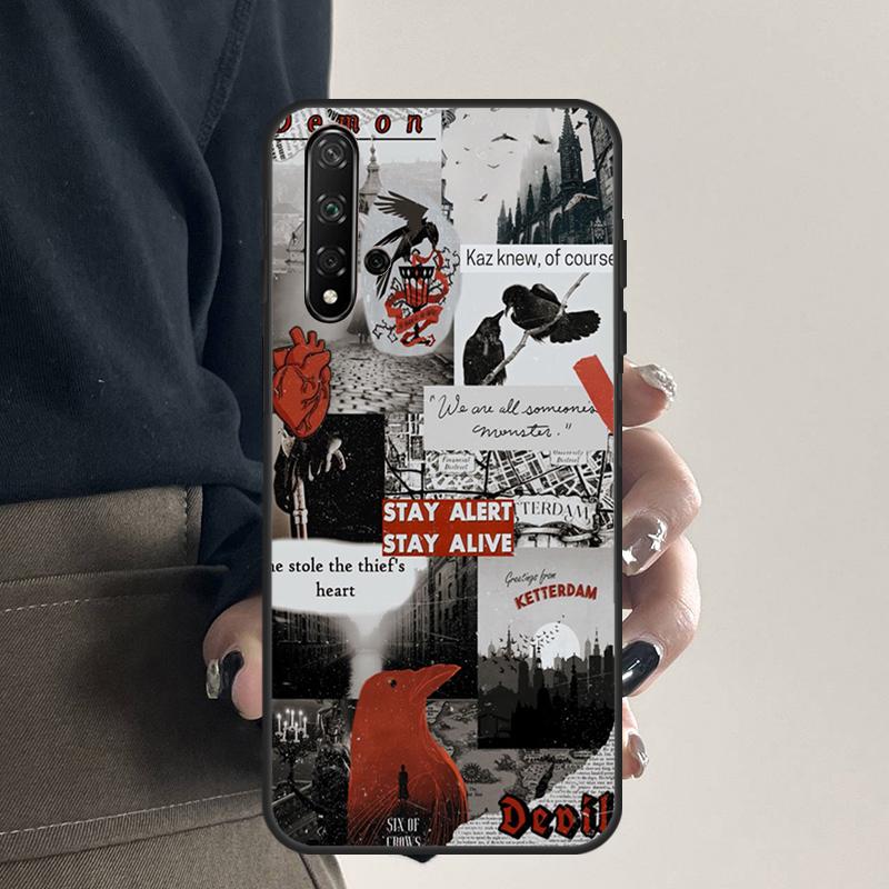 Six Of Crows For Huawei Nova Y70 Y90 Y60 Y61 Y91 Y72 9 10 SE 12i 12s 11i 5T P60 Pro P20 P30 P40 Lite Case