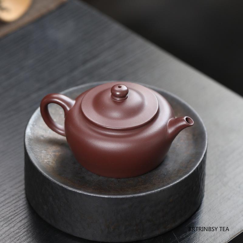 Tradition Yixing Purple Clay Teapot Chinese Handmade Zisha Tea Pot Beauty Tea Infuser Kettle Household Tea Set Teaware 160ml