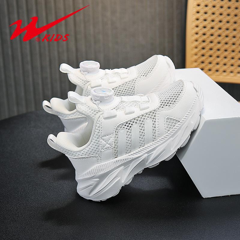 Little white shoes boys summer mesh breathable single mesh girls white shoes children white sneakers