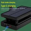 Jiuliang LED Solar Charging Desk Lamp 666T - Foldable Eye Protection Reading Light for Students