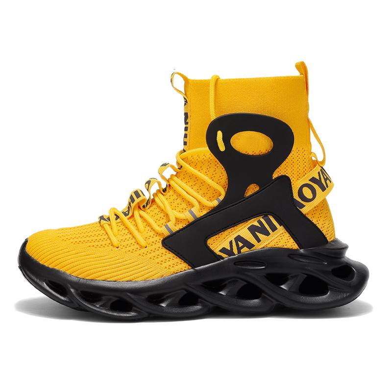 TUINANLE Tides Men Breathable High Top Tenis Sneakers Sport Running Casual Lace Up Walking Sneakers