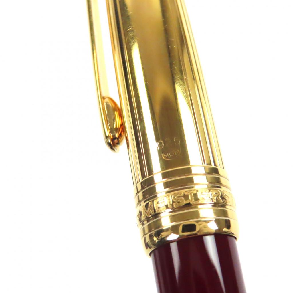 Great MONTBLANC Ballpoint pen Meisterstück Classic Solitaire Due Vermeil 925 Used