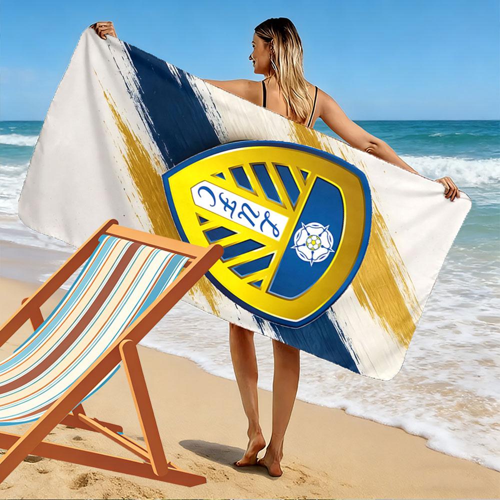 Leeds Shield Print Towel A must-have beach towel for beach travel