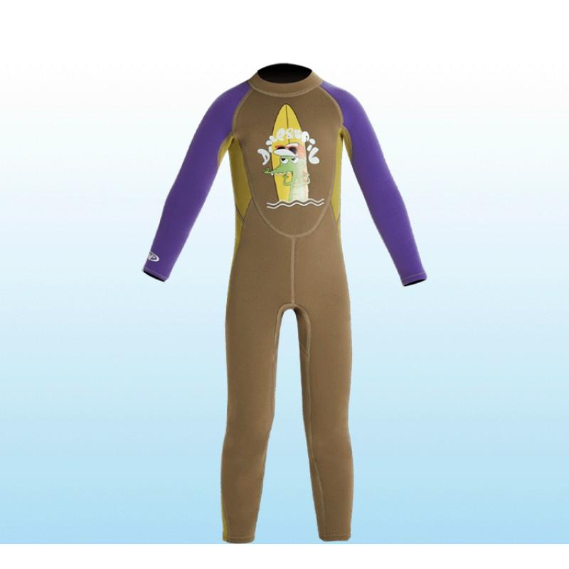 Kids 2.5mm Neoprene Wetsuit Diving Snorkeling Surfing Winter Swimming Warm Full Body Suit Boys